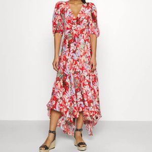 Rehana Floral Printed Midi Dress